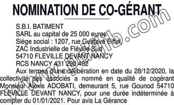 Contenu publication