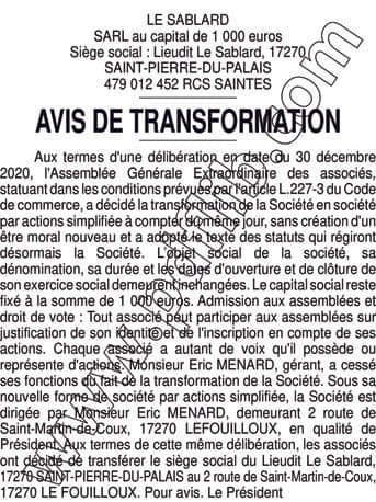 Contenu publication