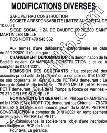 Contenu publication