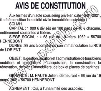Contenu publication
