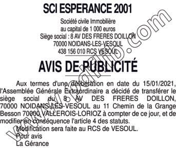 Contenu publication