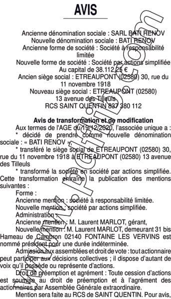 Contenu publication