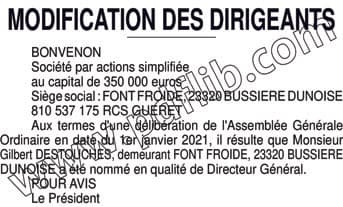 Contenu publication
