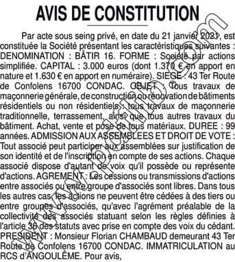 Contenu publication