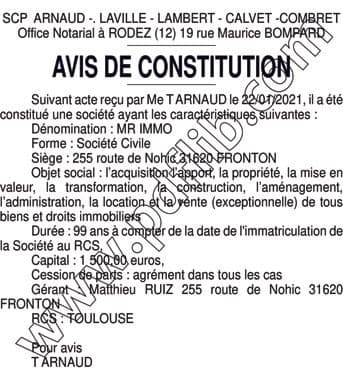 Contenu publication