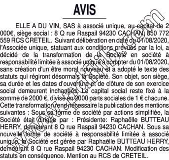 Contenu publication