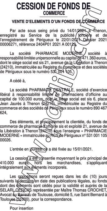 Contenu publication