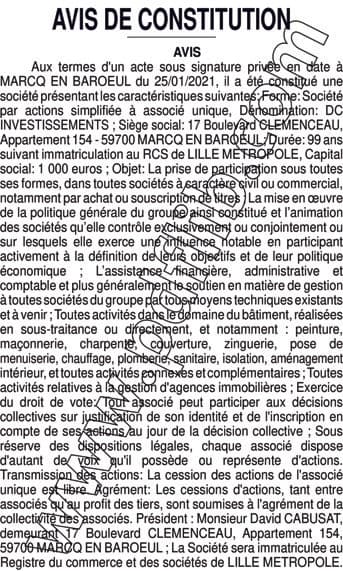 Contenu publication