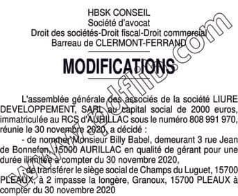 Contenu publication
