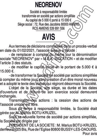 Contenu publication