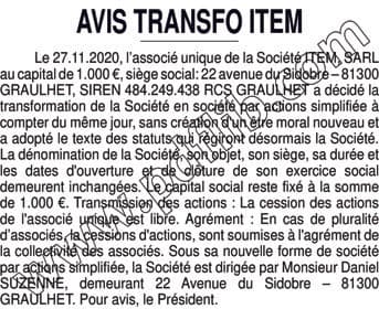 Contenu publication