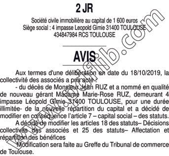 Contenu publication