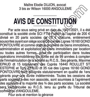 Contenu publication