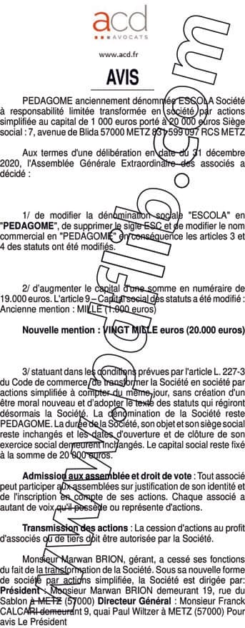 Contenu publication