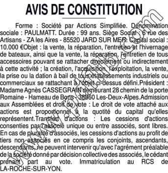 Contenu publication