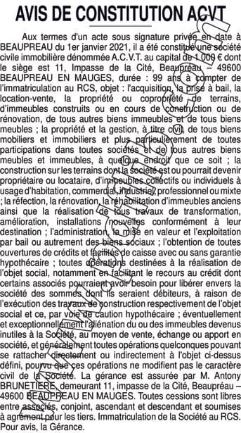 Contenu publication