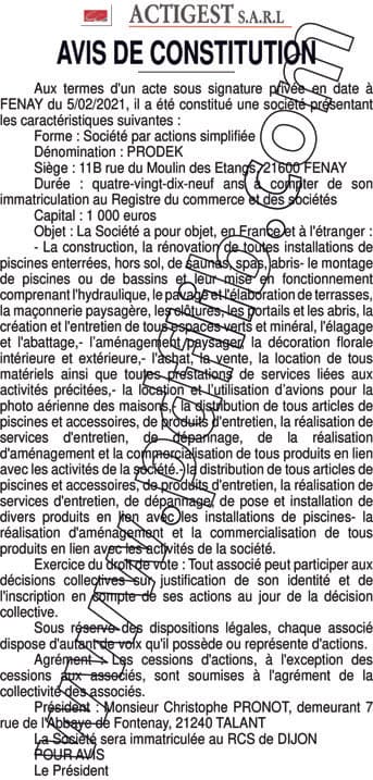 Contenu publication
