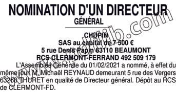 Contenu publication