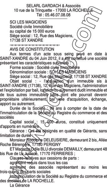 Contenu publication