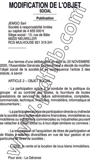 Contenu publication