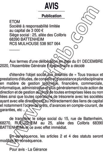 Contenu publication