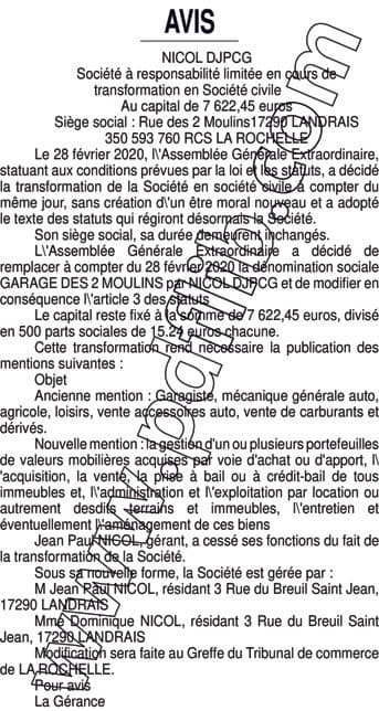 Contenu publication