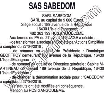 Contenu publication
