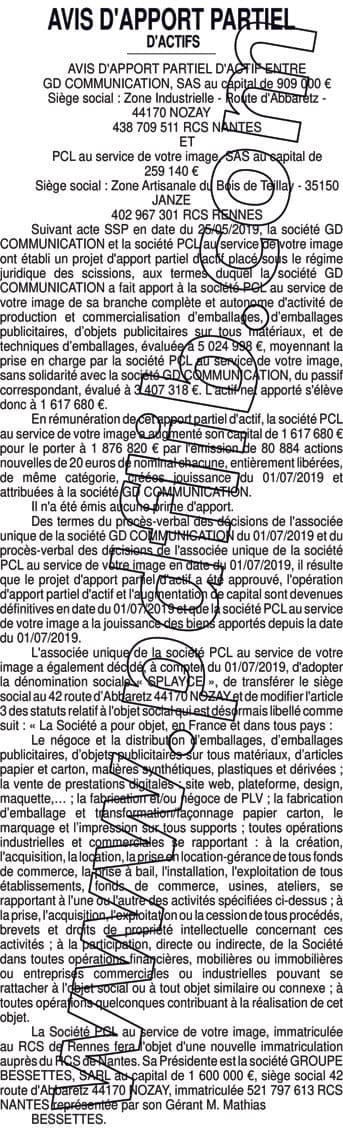 Contenu publication