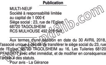 Contenu publication