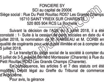 Contenu publication
