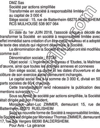Contenu publication