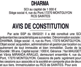 Contenu publication