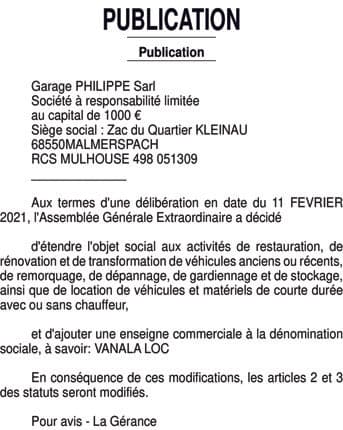 Contenu publication