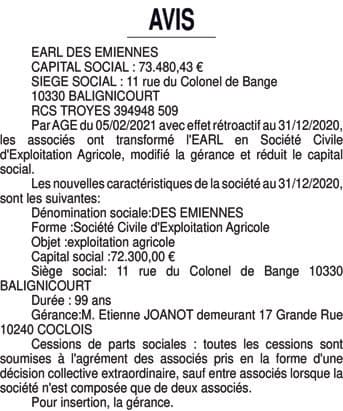 Contenu publication