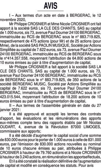 Contenu publication