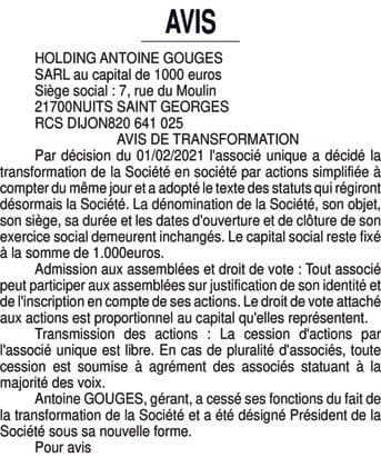Contenu publication