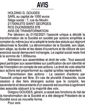 Contenu publication