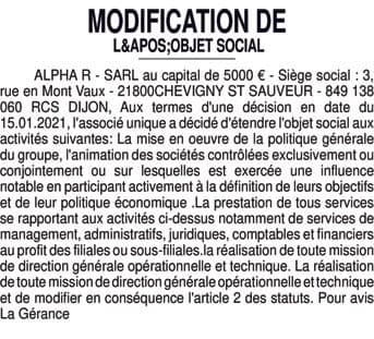 Contenu publication