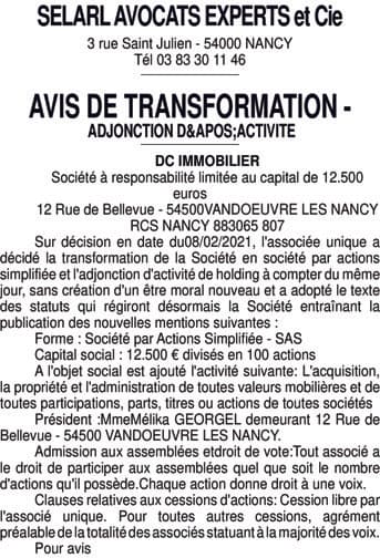 Contenu publication
