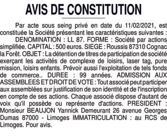 Contenu publication
