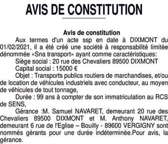 Contenu publication
