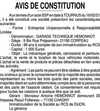 Contenu publication