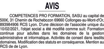 Contenu publication