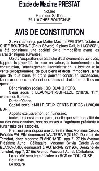 Contenu publication