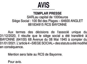 Contenu publication