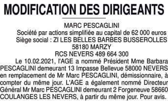 Contenu publication