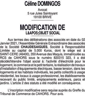 Contenu publication