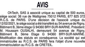 Contenu publication