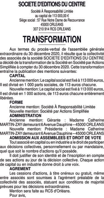 Contenu publication