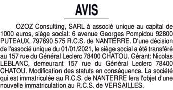 Contenu publication